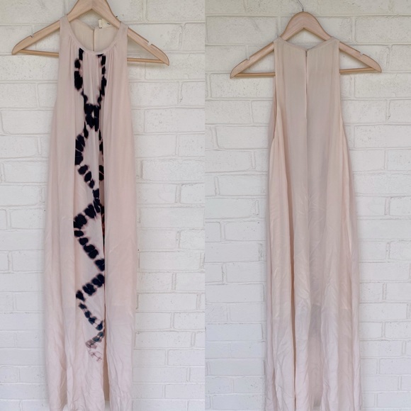 Laura Siegel Silk Tie Dye Maxi Dress M - Picture 2 of 9